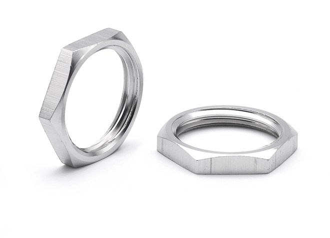 Porca hexagonal para braçadeira de tubo 304