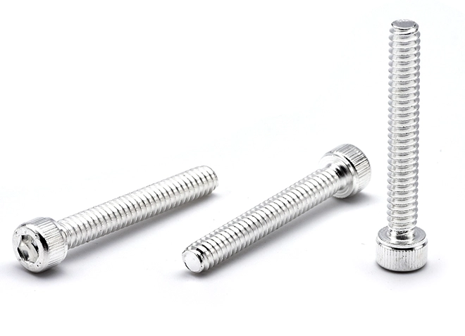 Parafuso American Standard de Aço Inoxidável Prateado